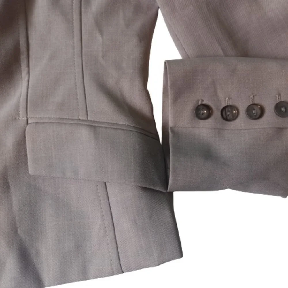 Size 12 Petite Collection Grey Smart Blazer Suit Jacket - Picture 2 of 9